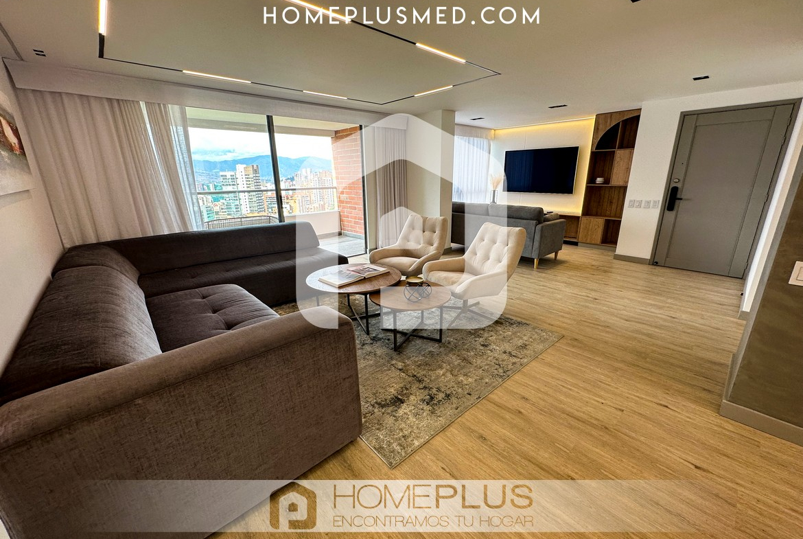 Apartamento en Venta Amoblado Ceylan Plaza El Poblado Milla de Oro, V100