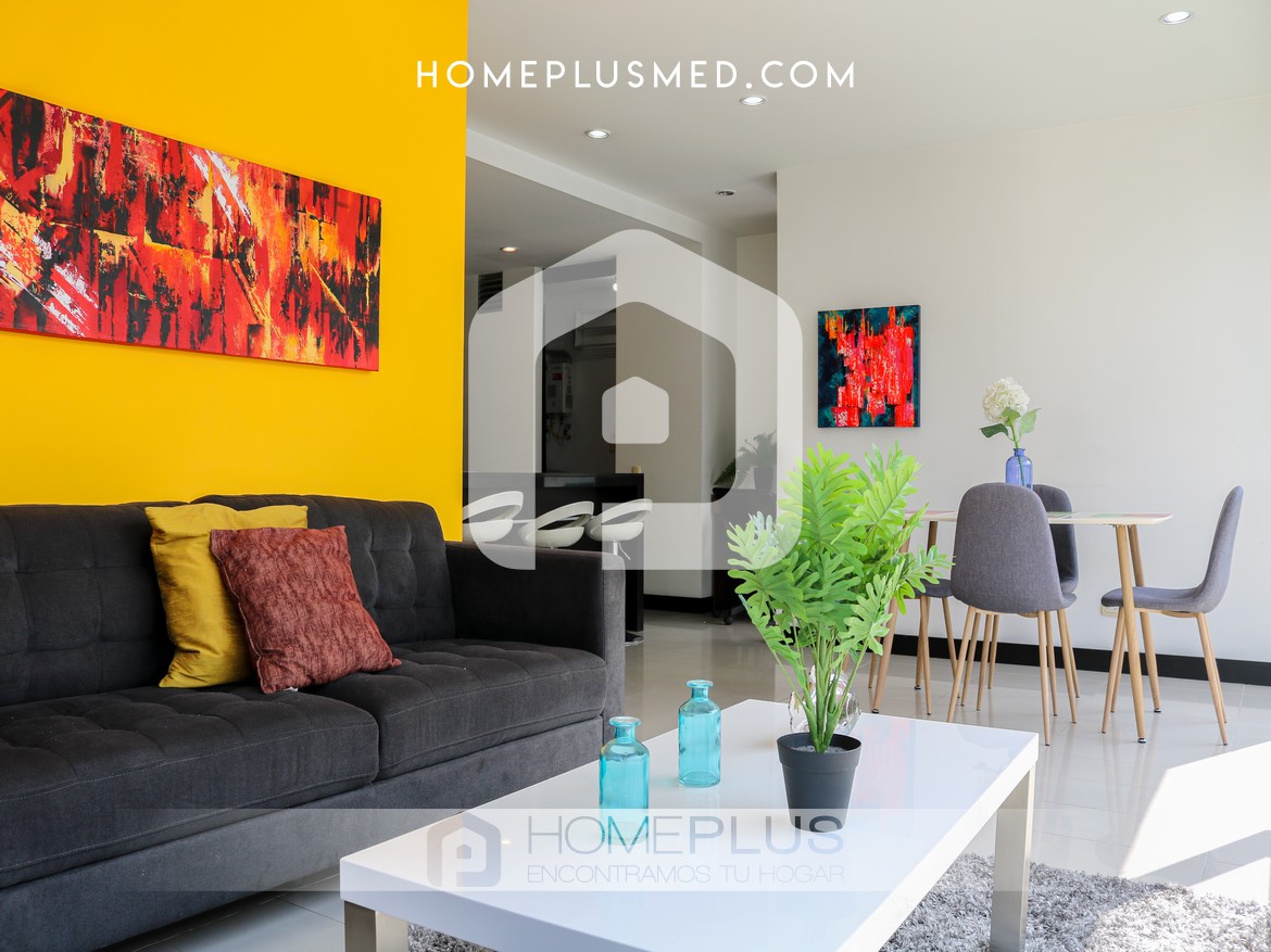 Renta Apartamento Amoblado Milla de oro El Poblado, A101