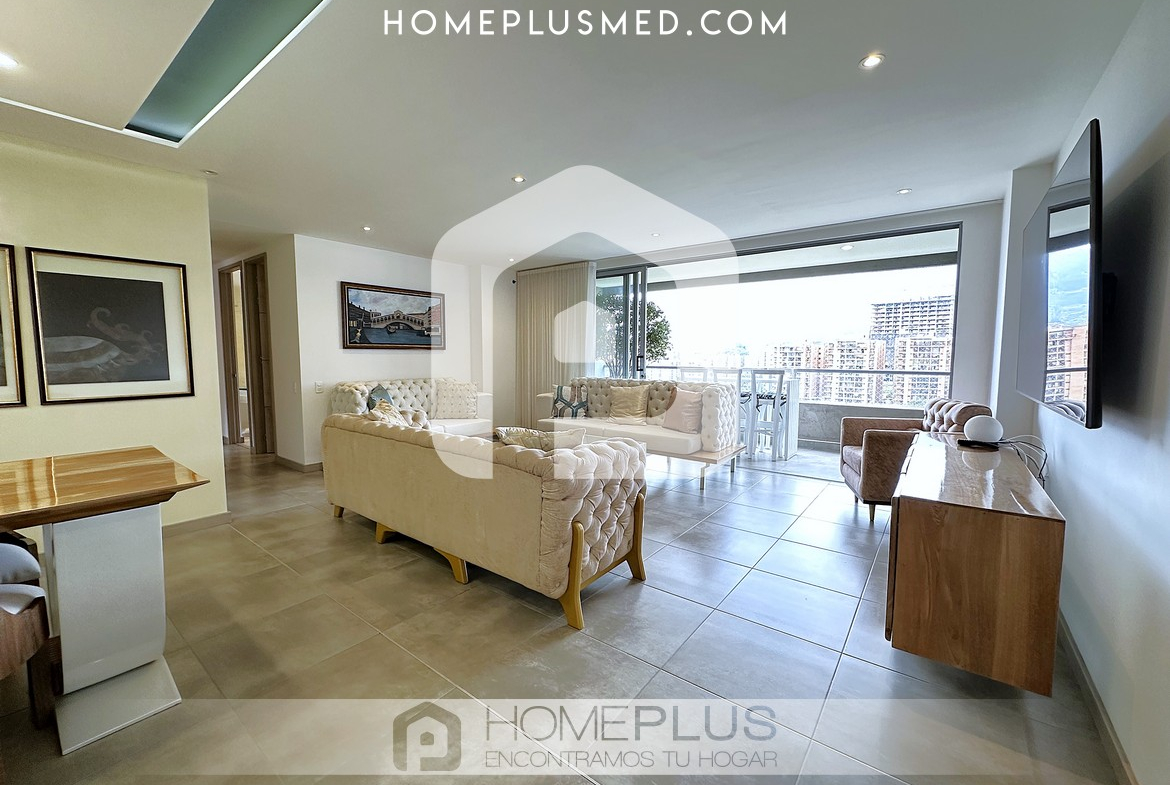 ALQUILER APARTAMENTO AMOBLADO ENVIGADO MELLIER ,A135 (1)