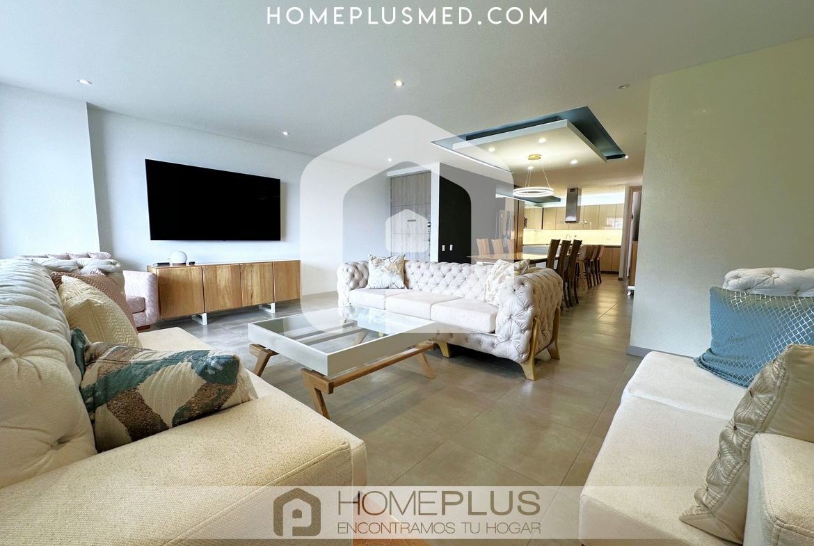 ALQUILER APARTAMENTO AMOBLADO ENVIGADO MELLIER ,A135