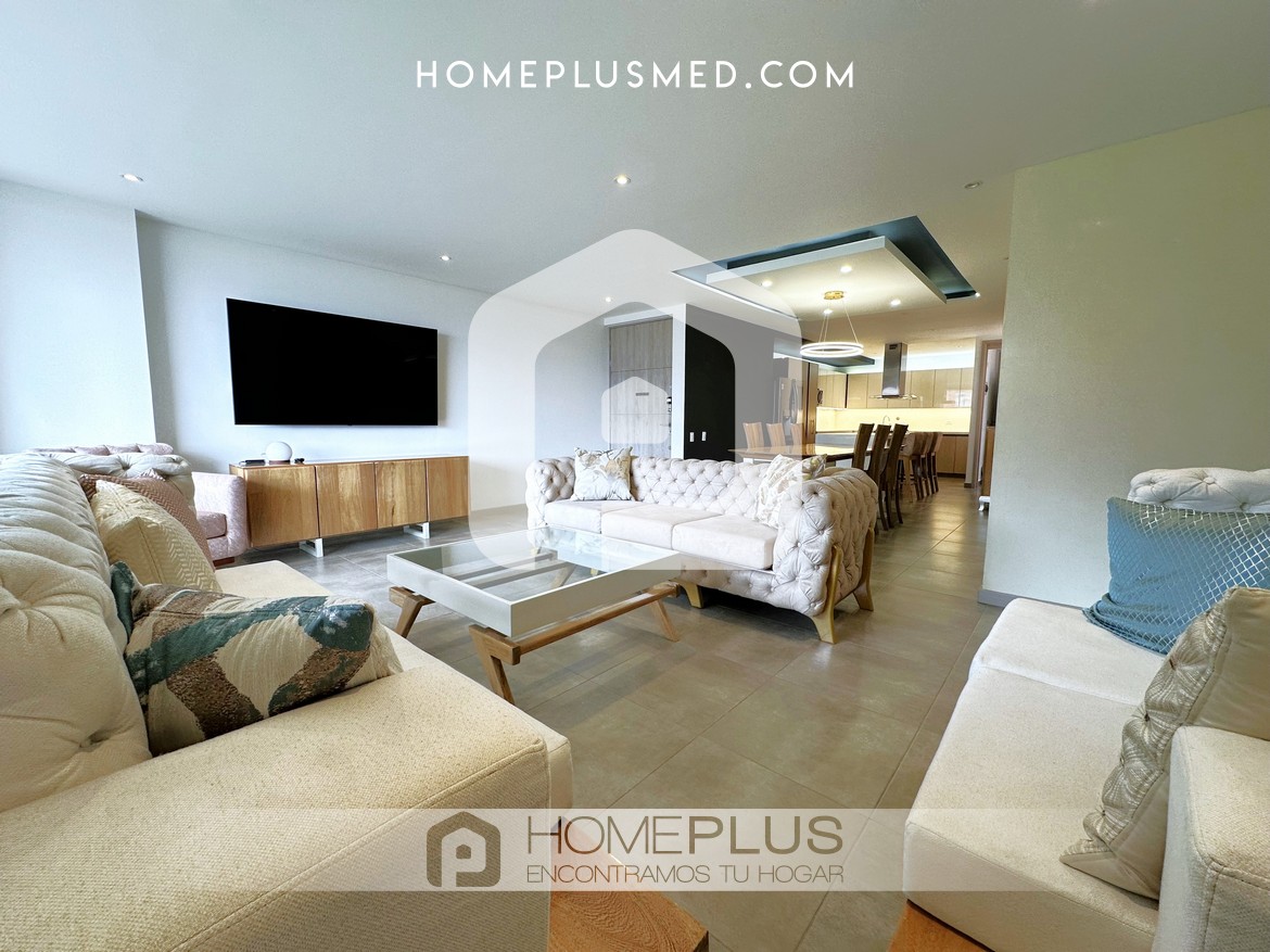 ALQUILER APARTAMENTO AMOBLADO ENVIGADO MELLIER ,A135