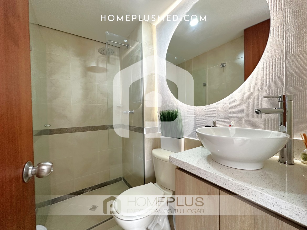 ALQUILER APARTAMENTO AMOBLADO RIACHUELOS EL POBLADO, A111 (7)