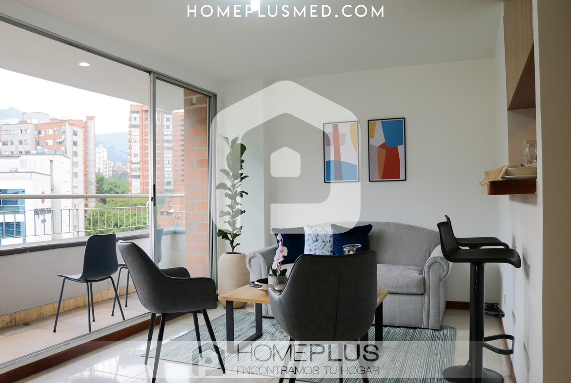 ALQUILER APARTAMENTO AMOBLADO EL POBLADO ATELIER DE LA FRANCIA, A323 (5)