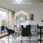 ALQUILER APARTAMENTO AMOBLADO EL POBLADO ATELIER DE LA FRANCIA, A323 (5)