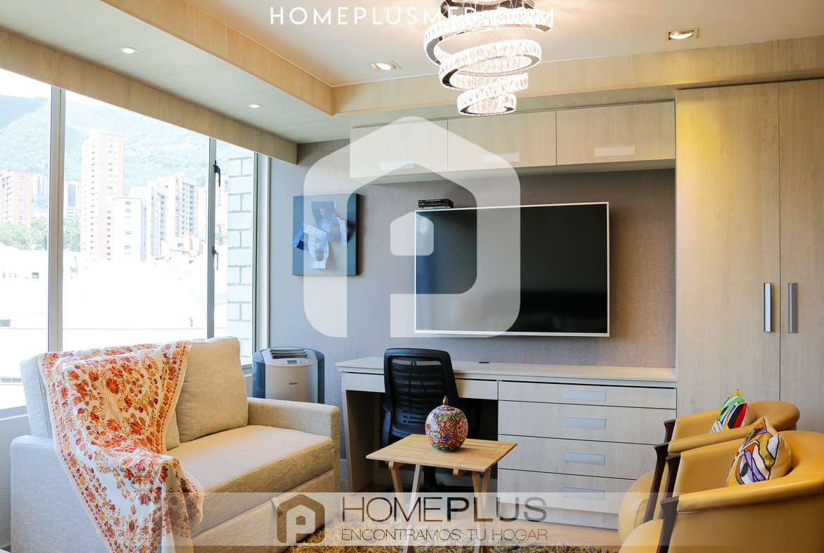 ALQUILER APARTAMENTO AMOBLADO EL POBLADO MILLA DE ORO, A239 (2)