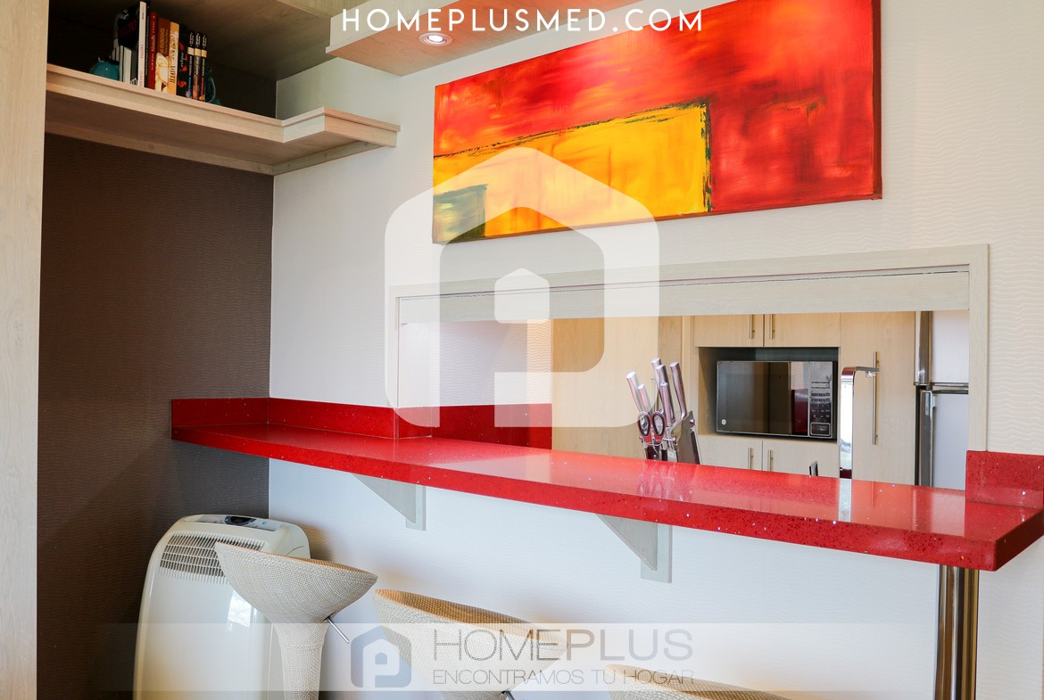 ALQUILER APARTAMENTO AMOBLADO EL POBLADO MILLA DE ORO, A239 (5)