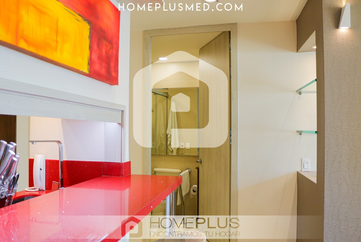 ALQUILER APARTAMENTO AMOBLADO EL POBLADO MILLA DE ORO,