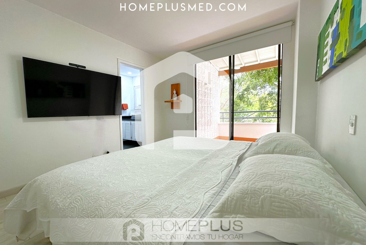 APARTAMENTO AMOBLADO EL POBLADO EDIFICIO VENECIA, A148 (28)