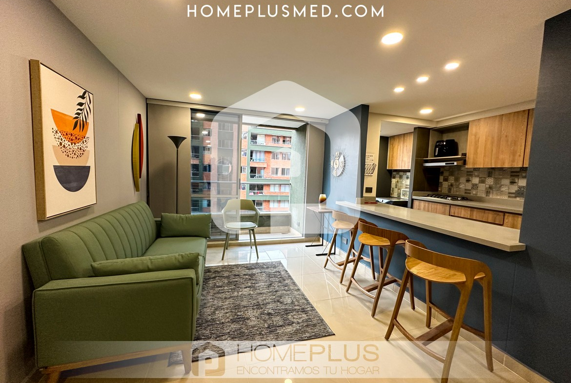 ALQUILER APARTAMENTO AMOBLADO EL POBLADO PARQUE CENTRAL DEL RIO, A422 (7)