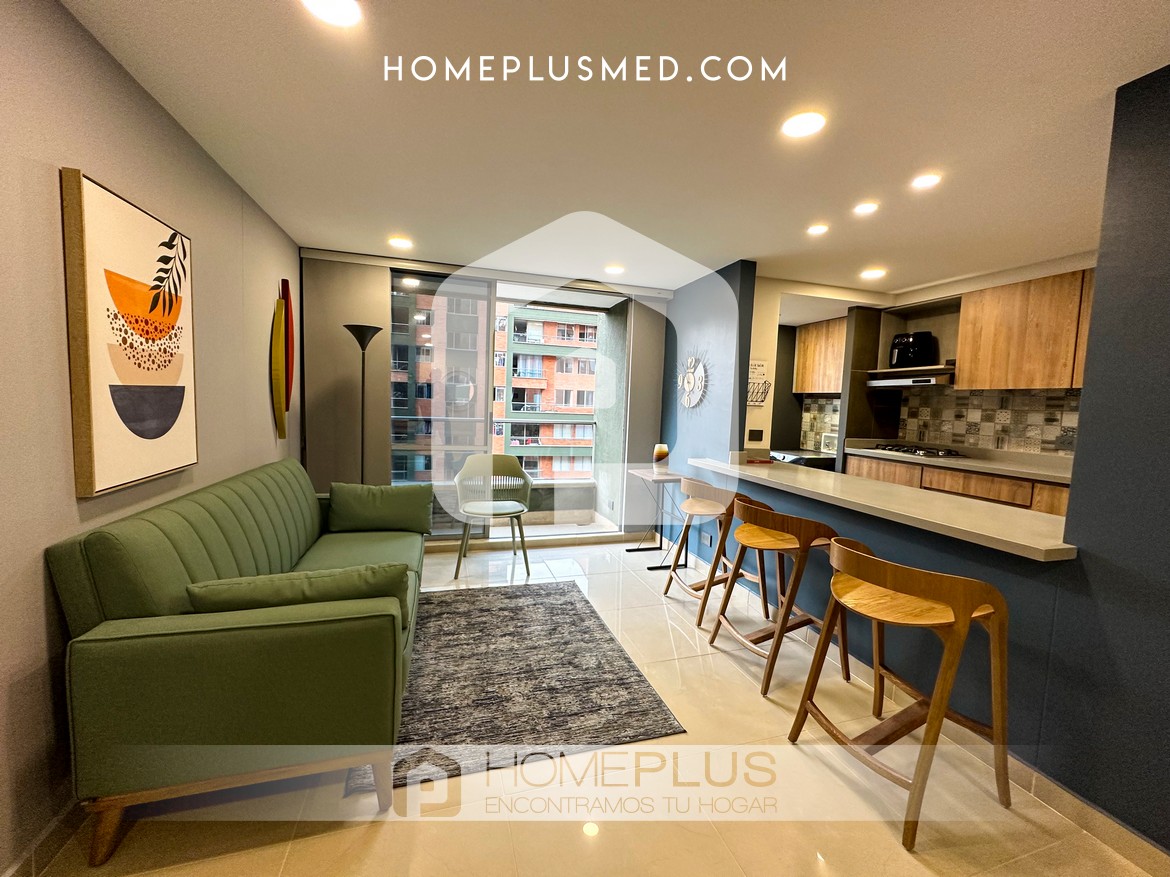 ALQUILER APARTAMENTO AMOBLADO EL POBLADO PARQUE CENTRAL DEL RIO, A422 (7)