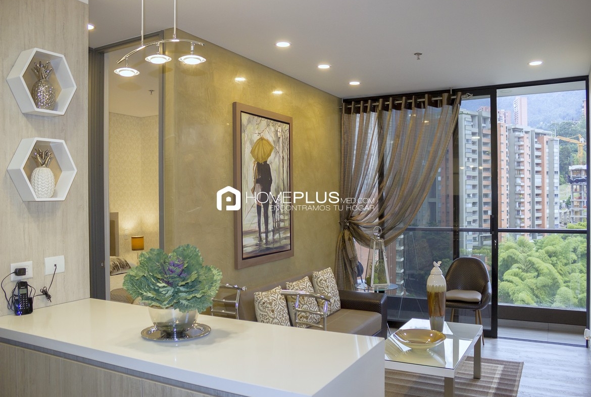 ALQUILER APARTAMENTO AMOBLADO EL POBLADO LOS BALSOS A151, CLASS SUITE 1201