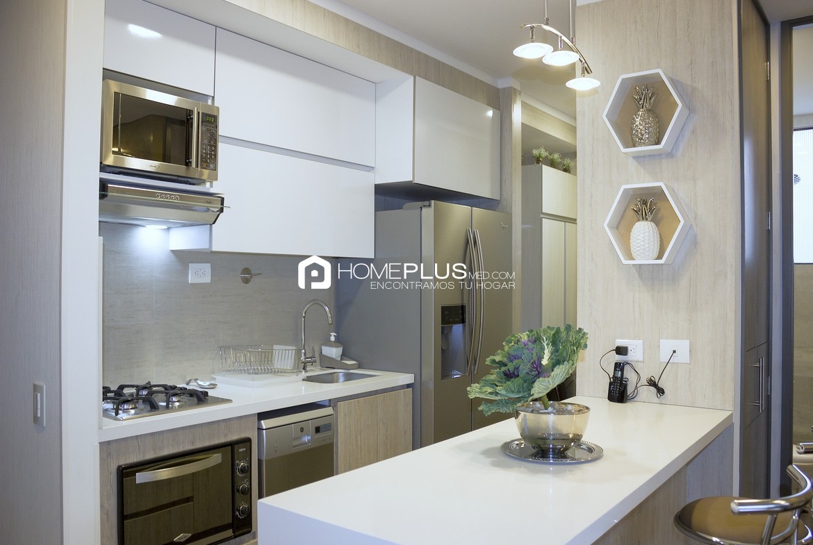 ALQUILER APARTAMENTO AMOBLADO EL POBLADO LOS BALSOS A151, CLASS SUITE 1201