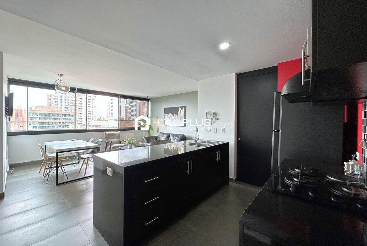 ALQUILER APARTAMENTO AMOBLADO EL POBLADO, MILLA DE ORO, A132, NUEVA ALEJANDRIA 1101