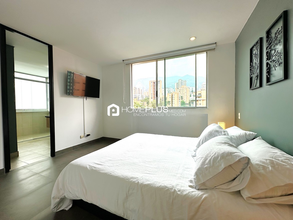 ALQUILER APARTAMENTO AMOBLADO EL POBLADO, MILLA DE ORO, A132, NUEVA ALEJANDRIA 1101