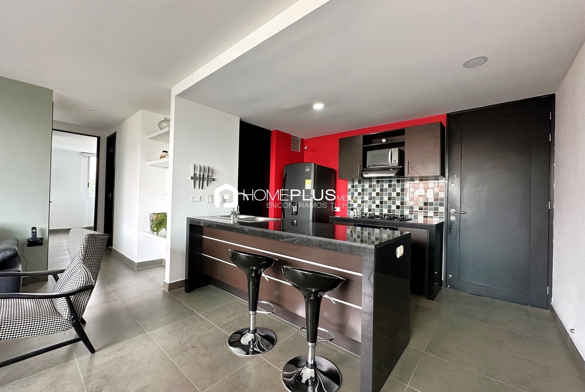 ALQUILER APARTAMENTO AMOBLADO EL POBLADO, MILLA DE ORO, A132, NUEVA ALEJANDRIA 1101