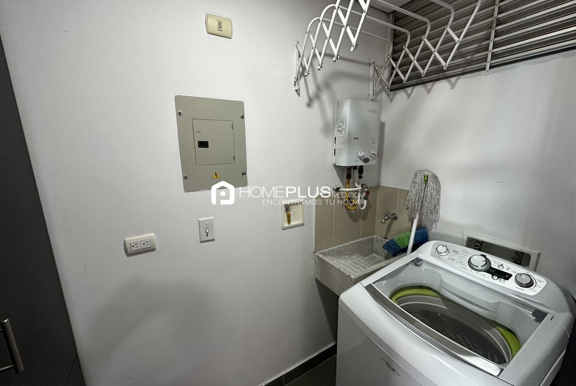 ALQUILER APARTAMENTO AMOBLADO EL POBLADO, MILLA DE ORO, A132, NUEVA ALEJANDRIA 1101