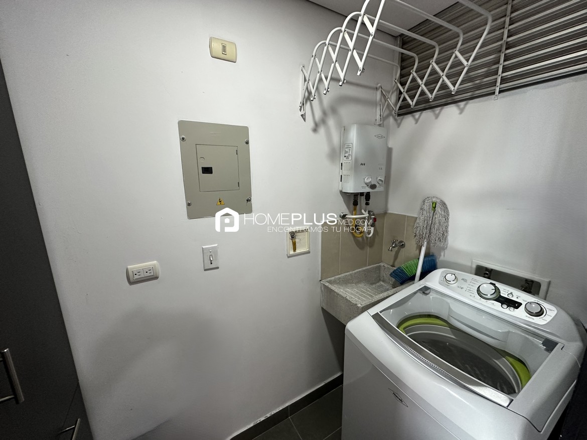 ALQUILER APARTAMENTO AMOBLADO EL POBLADO, MILLA DE ORO, A132, NUEVA ALEJANDRIA 1101