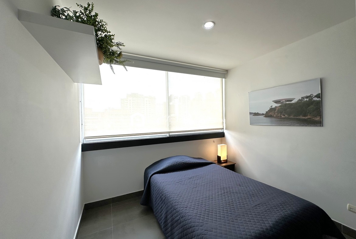 ALQUILER APARTAMENTO AMOBLADO EL POBLADO, MILLA DE ORO, A132, NUEVA ALEJANDRIA 1101