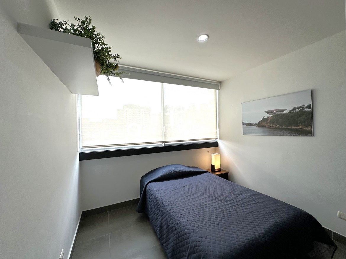 ALQUILER APARTAMENTO AMOBLADO EL POBLADO, MILLA DE ORO, A132, NUEVA ALEJANDRIA 1101