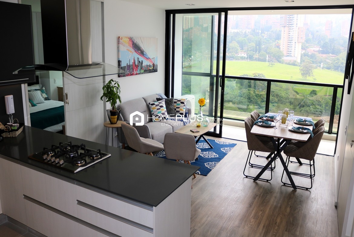 ALQUILER APARTAMENTO AMOBLADO EL POBLADO, MILLA DE ORO, A134, SQUARE 1921