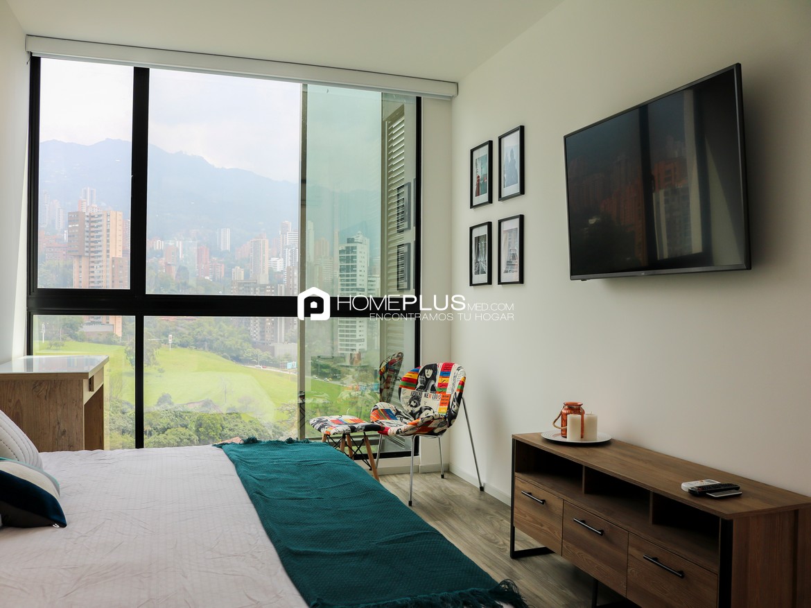 ALQUILER APARTAMENTO AMOBLADO EL POBLADO, MILLA DE ORO, A134, SQUARE 1921