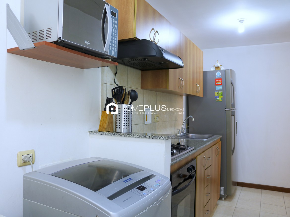 ALQUILER APARTAMENTO AMOBLADO EL POBLADO MILLA DE ORO A140 PLAZA OVIEDO 1507