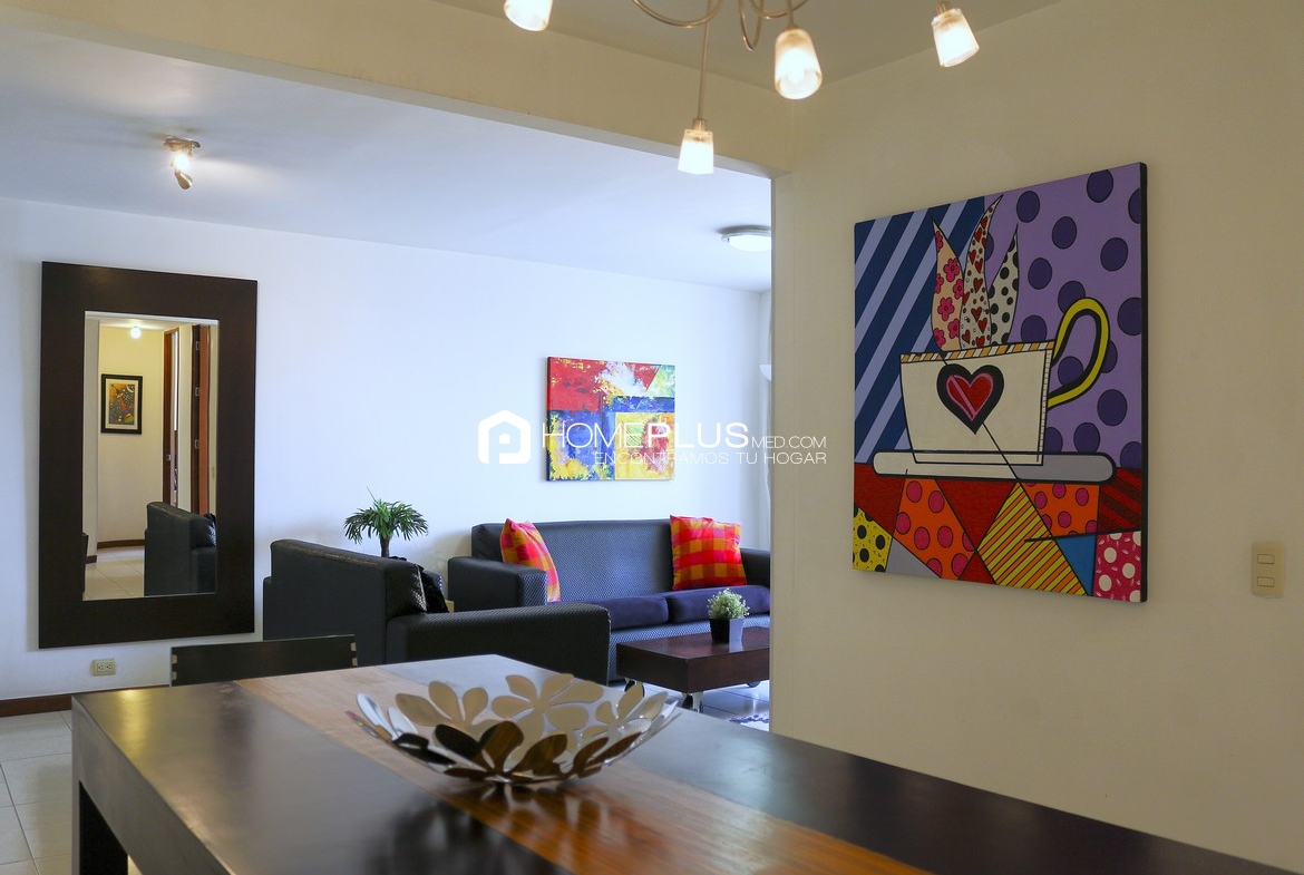 ALQUILER APARTAMENTO AMOBLADO EL POBLADO MILLA DE ORO A140 PLAZA OVIEDO 1507