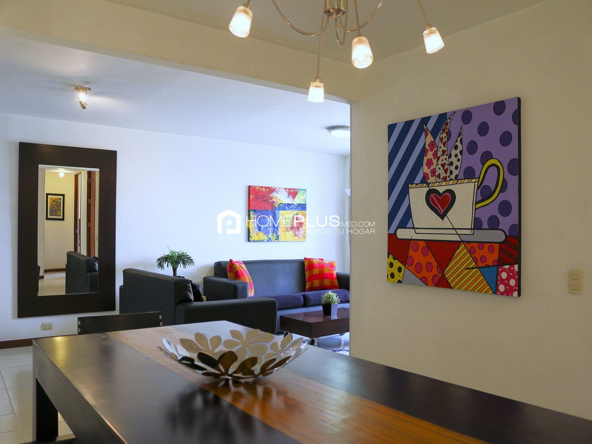 ALQUILER APARTAMENTO AMOBLADO EL POBLADO MILLA DE ORO A140 PLAZA OVIEDO 1507