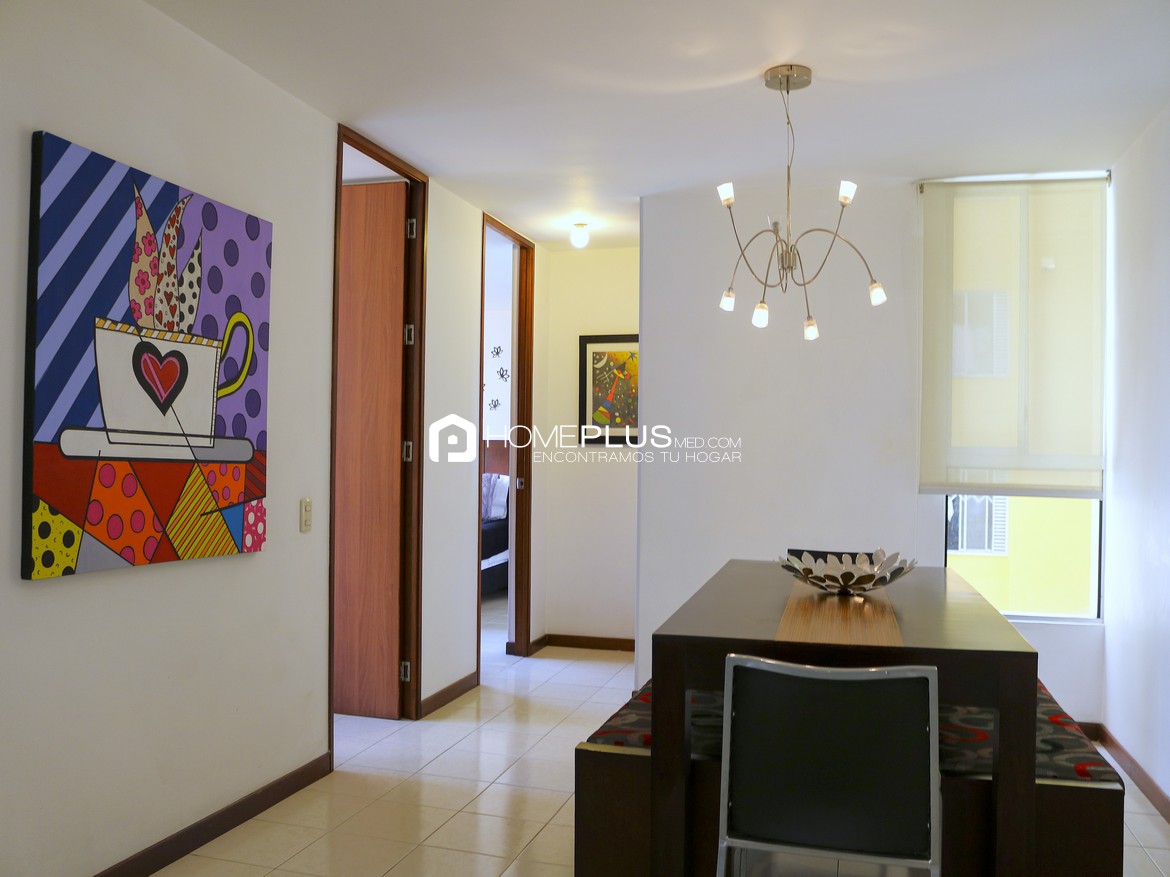 ALQUILER APARTAMENTO AMOBLADO EL POBLADO MILLA DE ORO A140 PLAZA OVIEDO 1507