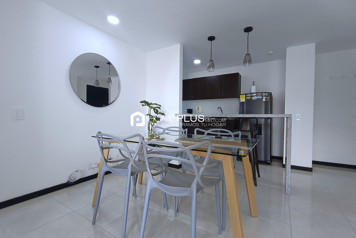 ALQUILER APARTAMENTO AMOBLADO SABANETA, CES, CRYSTAL 901, A160