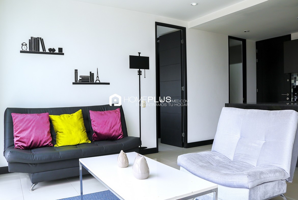 APARTAMENTO AMOBLADO EN ALQUILER EL POBLADO, MILLA DE ORO. NUEVA ALEJANDRÍA A124 (1)