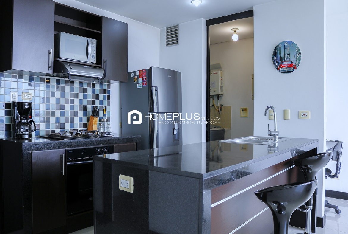 APARTAMENTO AMOBLADO EN ALQUILER EL POBLADO, MILLA DE ORO. NUEVA ALEJANDRÍA A124 (3)