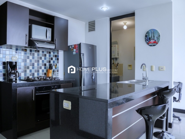 APARTAMENTO AMOBLADO EN ALQUILER EL POBLADO, MILLA DE ORO. NUEVA ALEJANDRÍA A124 (3)