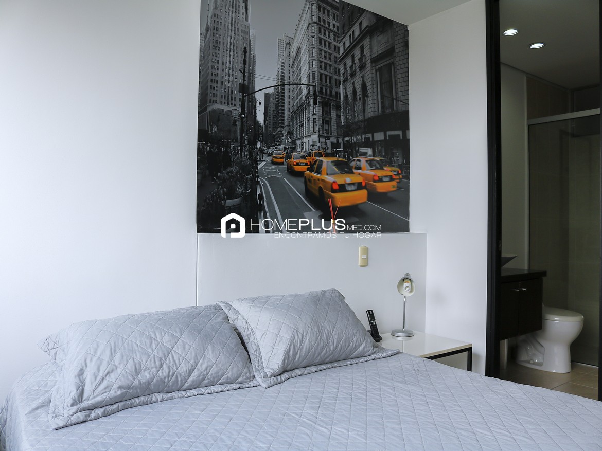 APARTAMENTO AMOBLADO EN ALQUILER EL POBLADO, MILLA DE ORO. NUEVA ALEJANDRÍA A124 (8)