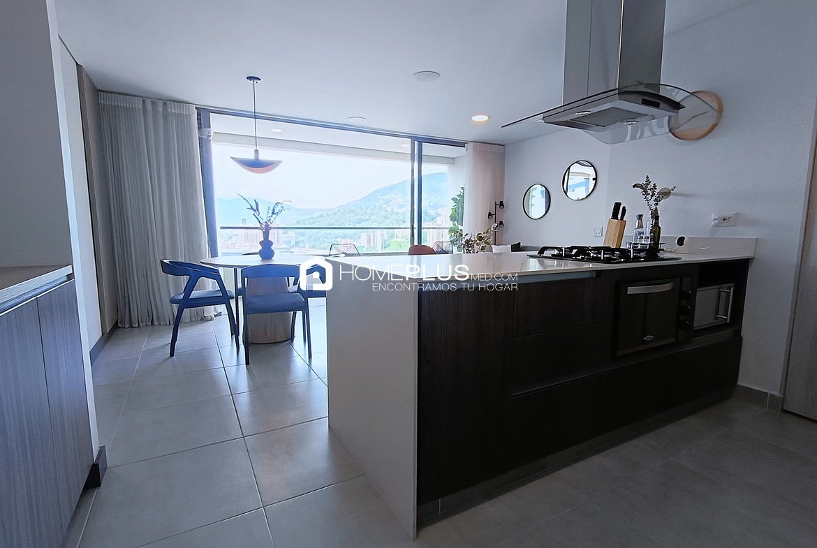 Alquiler de Apartamento Amoblado en El Poblado, Ciudad Del Río . La Riviere A161 (1)