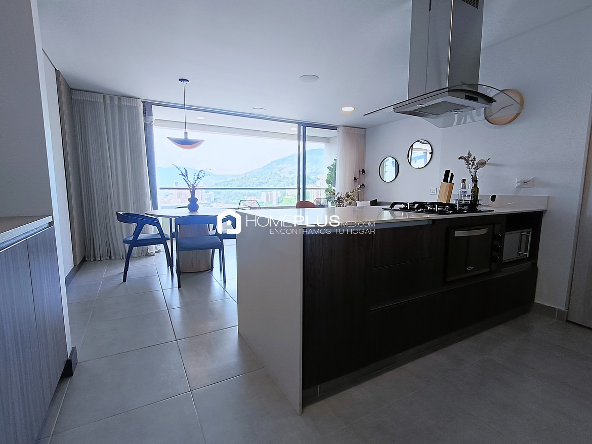 Alquiler de Apartamento Amoblado en El Poblado, Ciudad Del Río . La Riviere A161 (1)