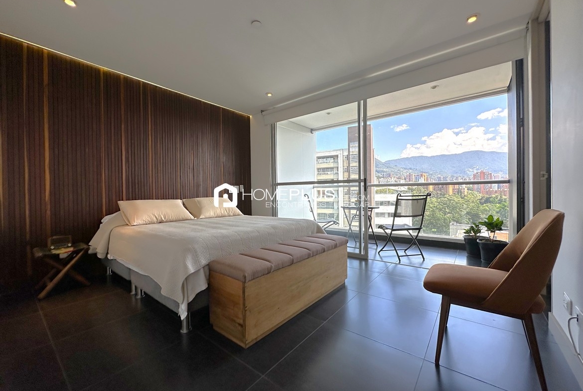 Apartamento Amoblado En Arriendo En El Poblado, La Tomatera. White Life Place A129