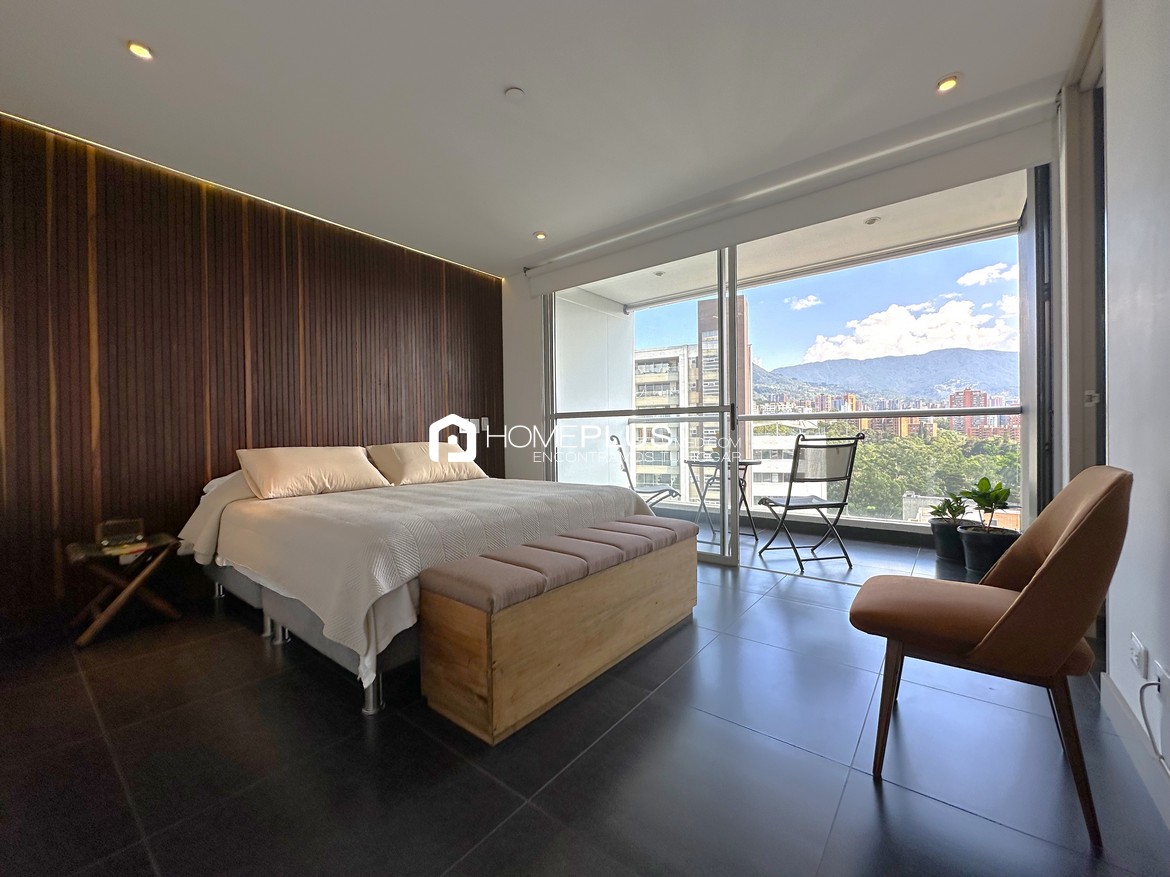 Apartamento Amoblado En Arriendo En El Poblado, La Tomatera. White Life Place A129