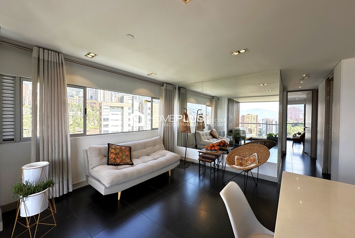 Apartamento Amoblado En Arriendo En El Poblado, La Tomatera. White Life Place A129