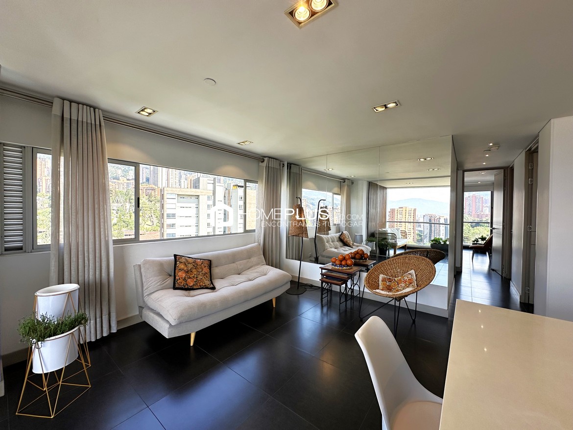 Apartamento Amoblado En Arriendo En El Poblado, La Tomatera. White Life Place A129