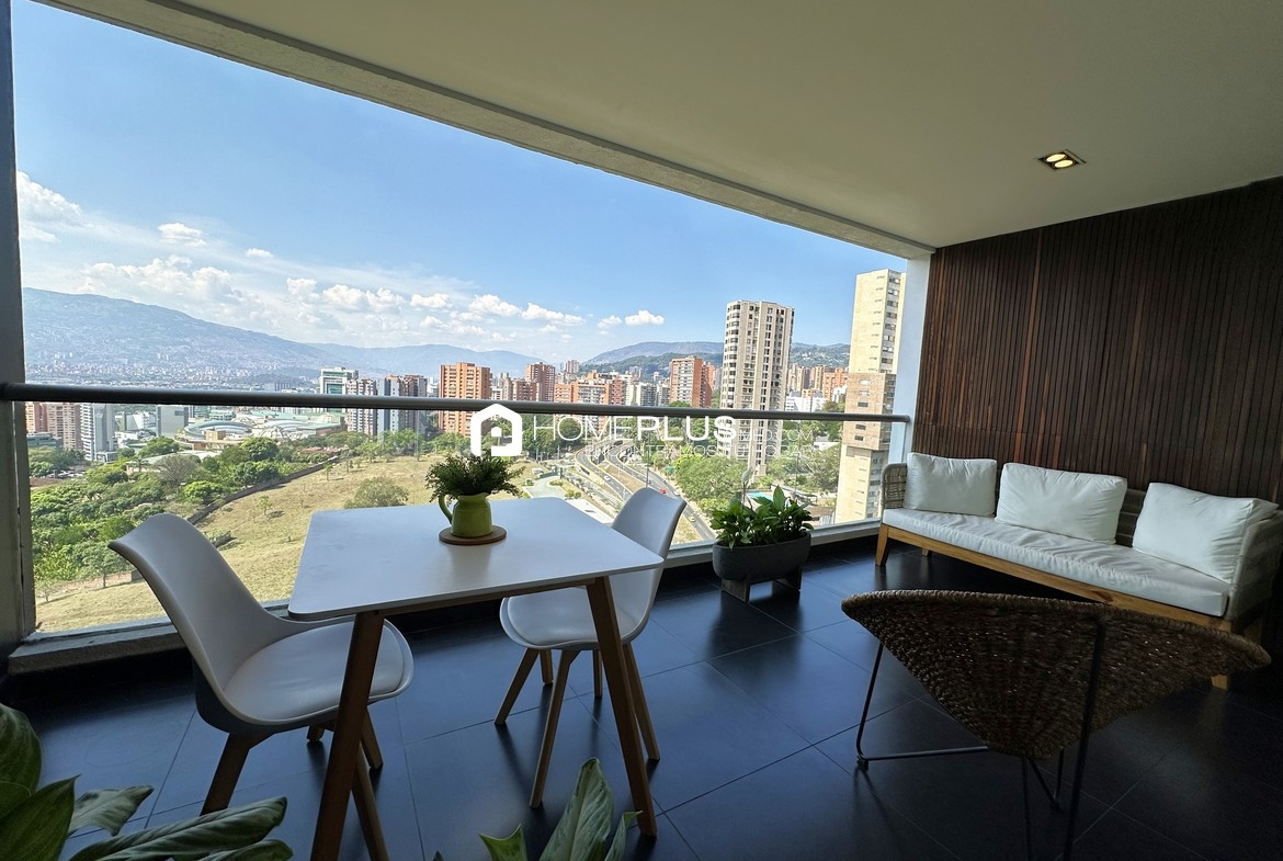 Apartamento Amoblado En Arriendo En El Poblado, La Tomatera. White Life Place A129