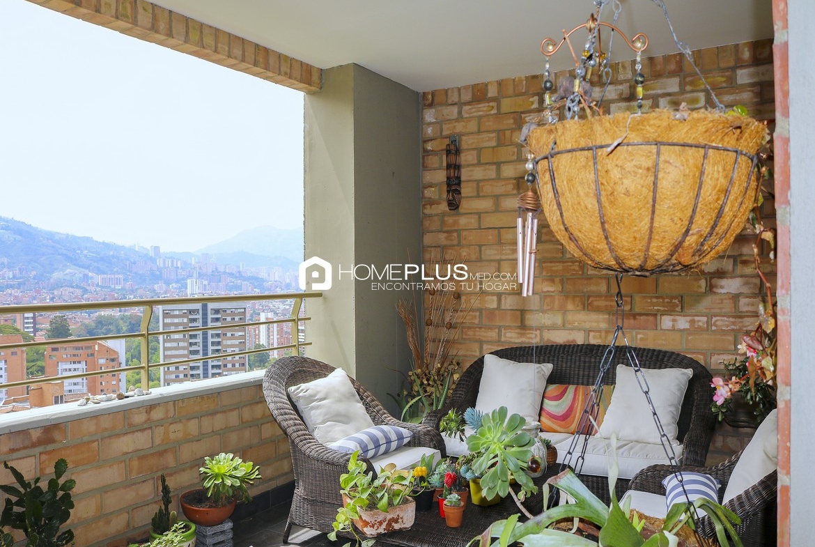 ALQUILER APARTAMENTO AMOBLADO EL POBLADO EL CAMPESTRE A279 PORTON DEL CAMPESTRE 1102