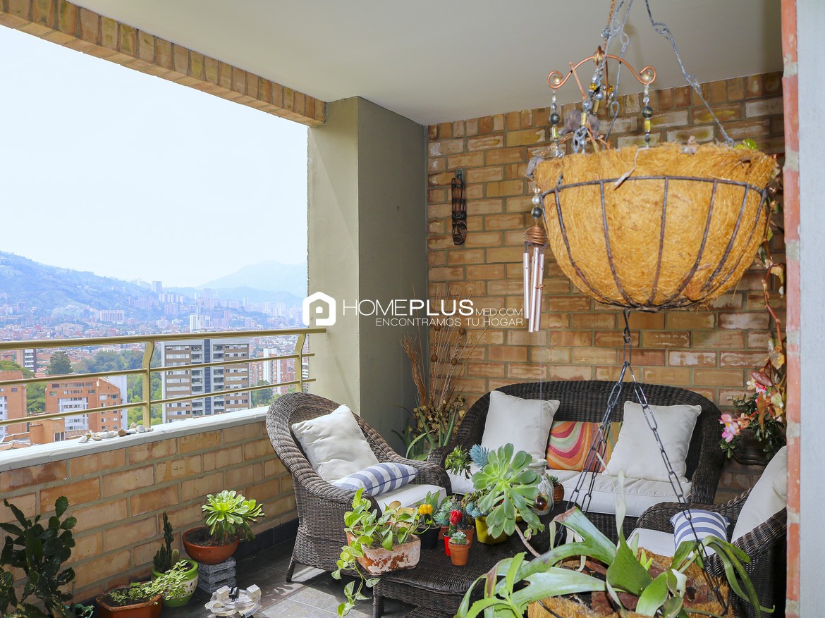 ALQUILER APARTAMENTO AMOBLADO EL POBLADO EL CAMPESTRE A279 PORTON DEL CAMPESTRE 1102