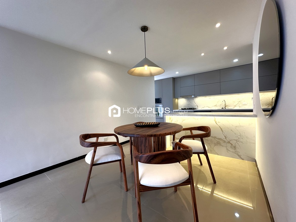 ALQUILER APARTAMENTO AMOBLADO EL POBLADO LAS LOMAS A284 ORIGAMI 1801