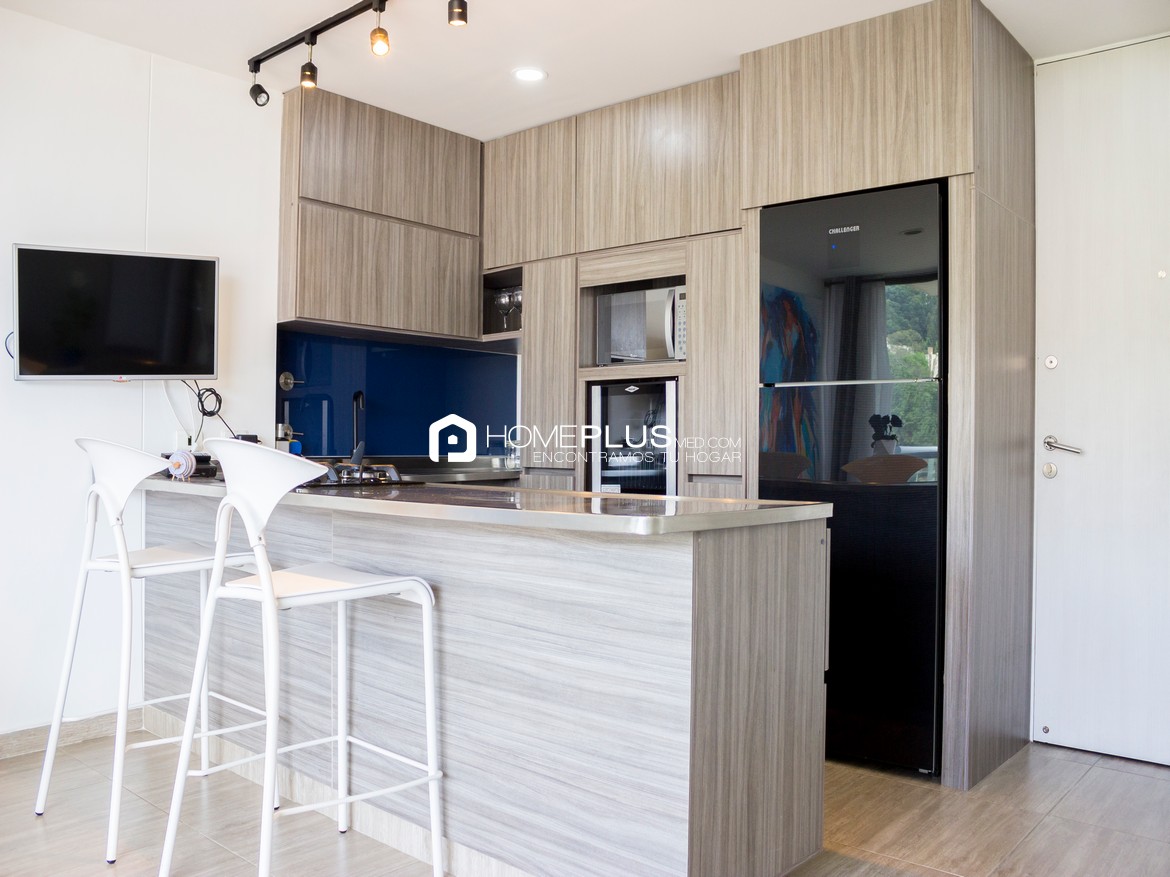 ALQUILER APARTAMENTO AMOBLADO EL POBLADO LOMA DEL INDIO A166 CITTE 2116