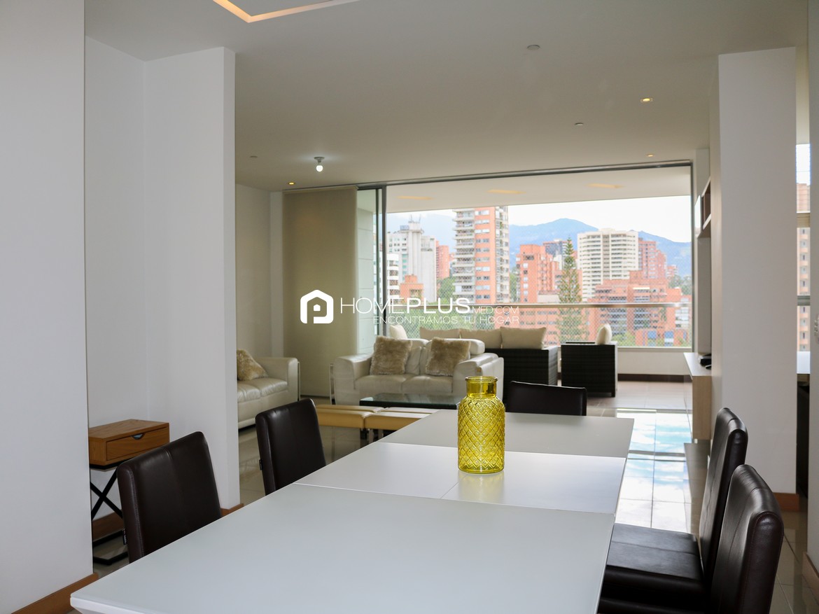 ALQUILER APARTAMENTO AMOBLADO EL POBLADO MILLA DE ORO A156 ATENAS 1303