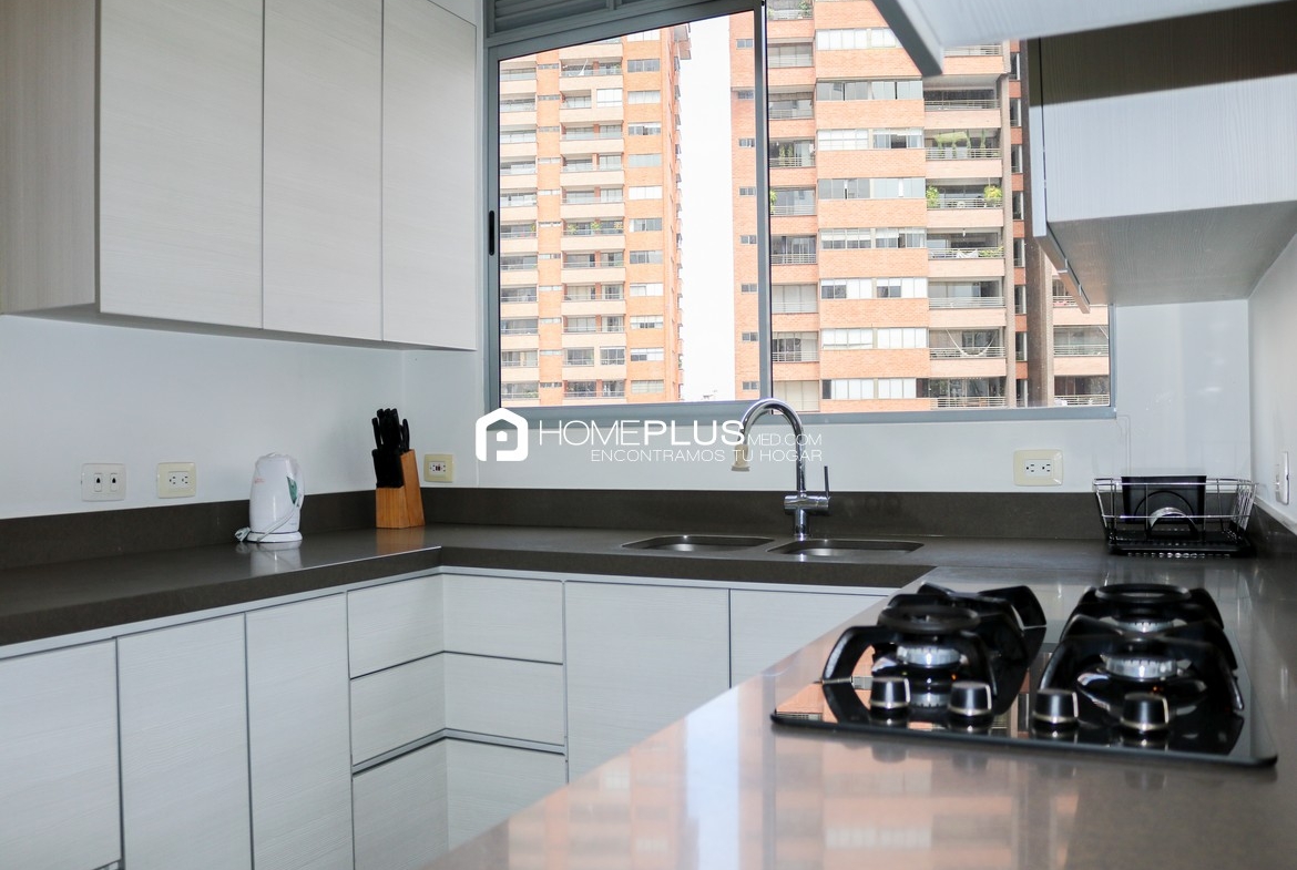 ALQUILER APARTAMENTO AMOBLADO EL POBLADO MILLA DE ORO A156 ATENAS 1303