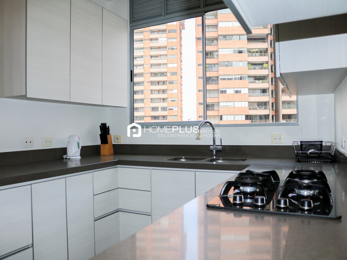 ALQUILER APARTAMENTO AMOBLADO EL POBLADO MILLA DE ORO A156 ATENAS 1303