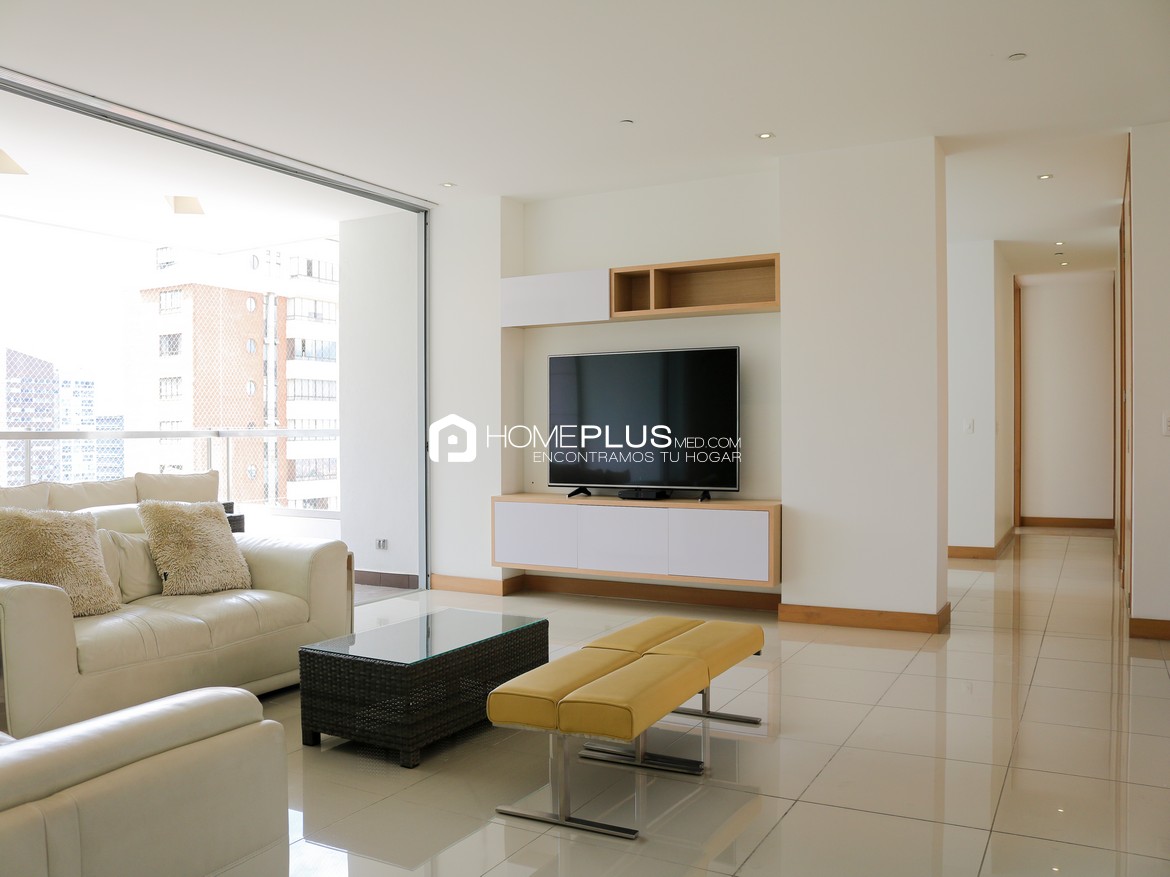 ALQUILER APARTAMENTO AMOBLADO EL POBLADO MILLA DE ORO A156 ATENAS 1303