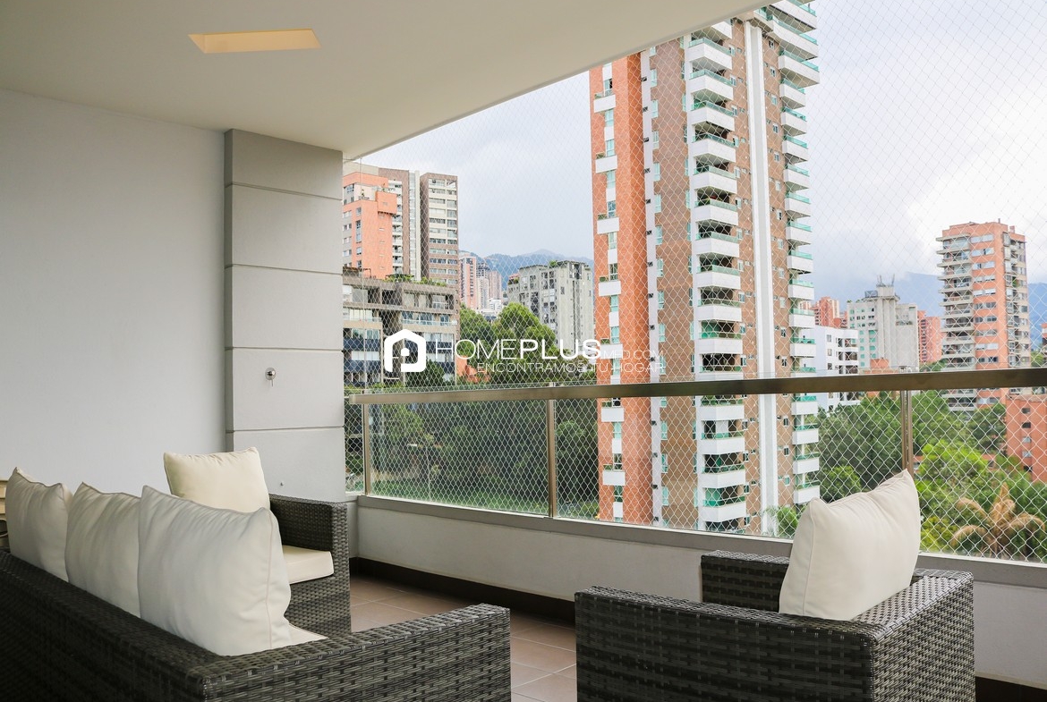 ALQUILER APARTAMENTO AMOBLADO EL POBLADO MILLA DE ORO A156 ATENAS 1303